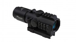 Sig Sauer Bravo3 Prismatic Battle Red Dot Sight, 3x30mm, 556-762 Horseshoe Dot Illuminated Reticle, 0.5 MOA, M1913, Graphite, Medium, SOB33101-02